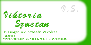 viktoria szmetan business card